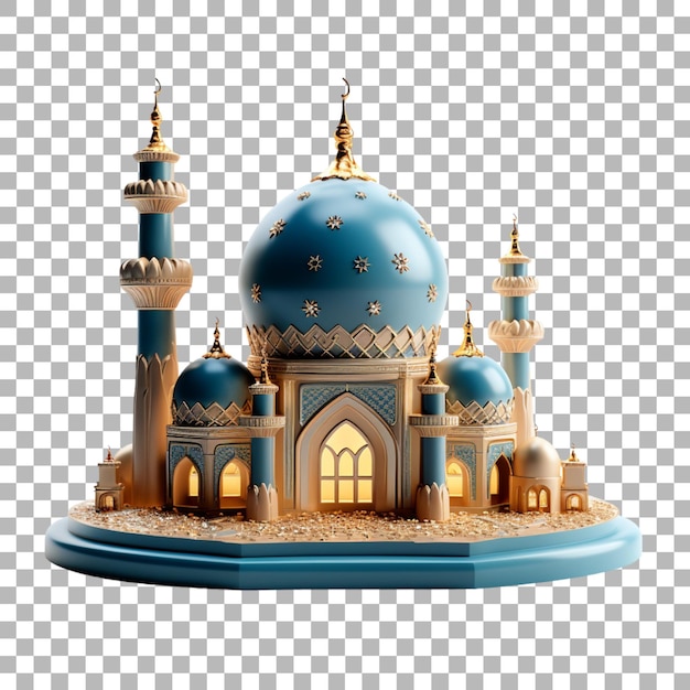 ラマダンのカリーム 透明な背景のイスラム教の装飾