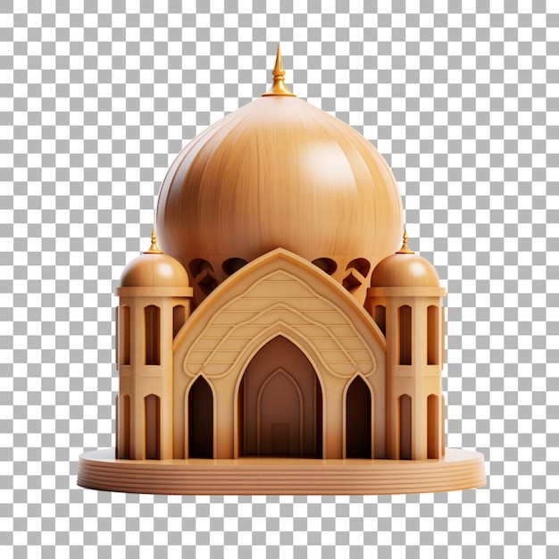 PSD ramadan kareem islamic decoration on transparent background