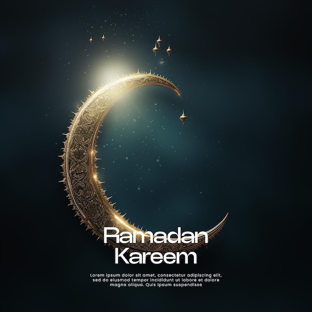 Ramadan kareem islamic festival social media post design template