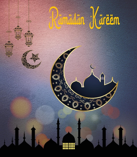 Ramadan kareem islamic religious classic background