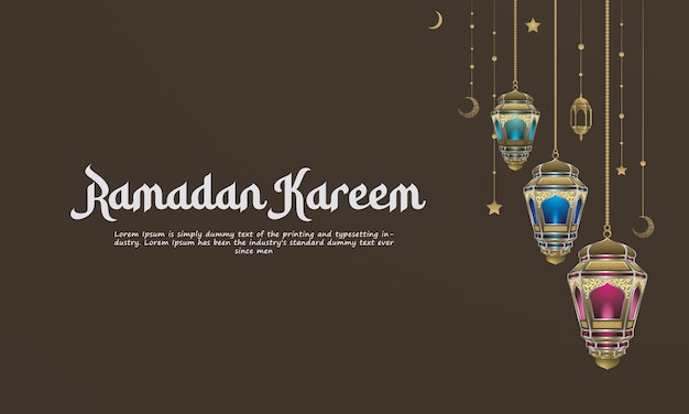 Ramadan Kareem mooie achtergrond