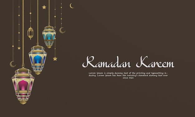 Ramadan Kareem mooie achtergrond
