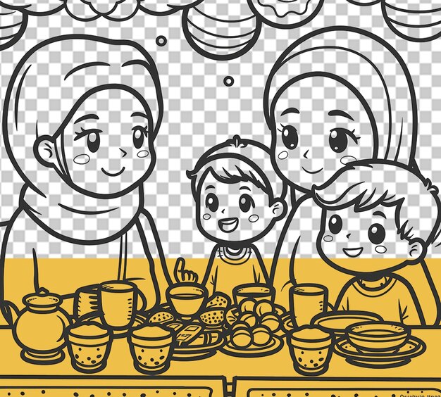 PSD ramadan kareem png illustratie