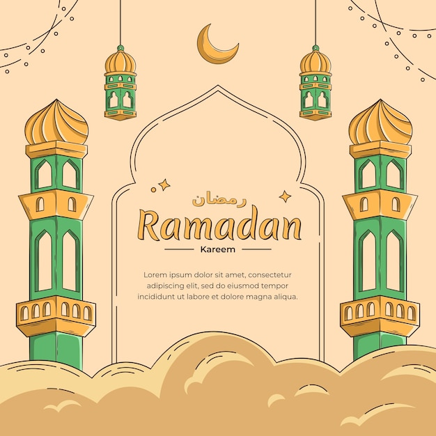 Ramadan kareem post na Instagramie