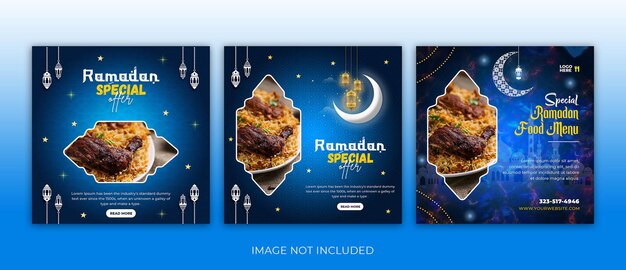 PSD ramadan kareem sale festival religious social media promotion banner