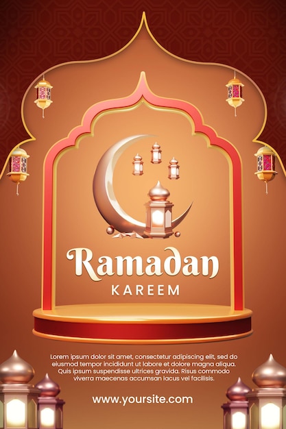 Ramadan Kareem for Social Media Post Promotion