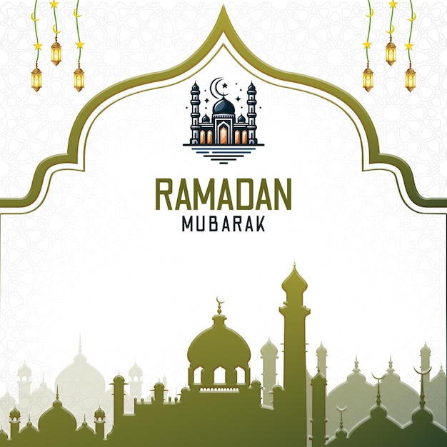 PSD ramadan kareem sociale banner post template ontwerp psd