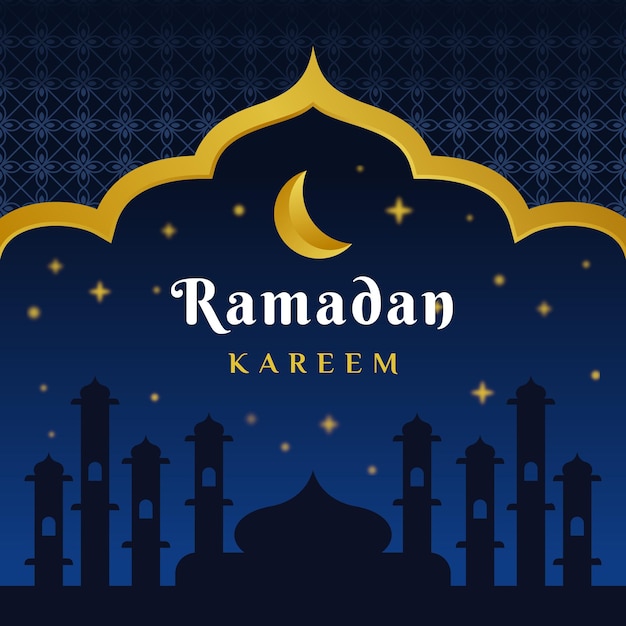 Ramadan Kareem square banner background