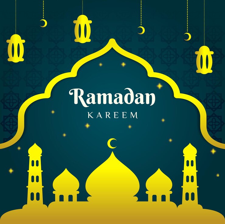 PSD ramadan kareem square banner background