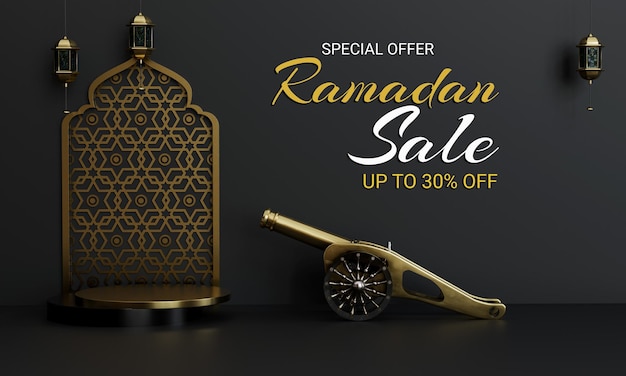 Ramadan Kareem Szablon Transparent Sprzedaży Z 3d