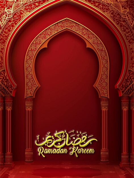 PSD ramadan kareem traditional islamic festival religious social media banner psd template