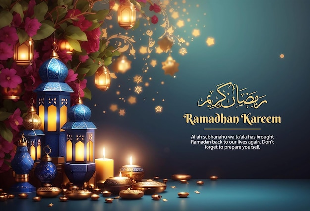 Фоновое изображение фонаря Рамадана