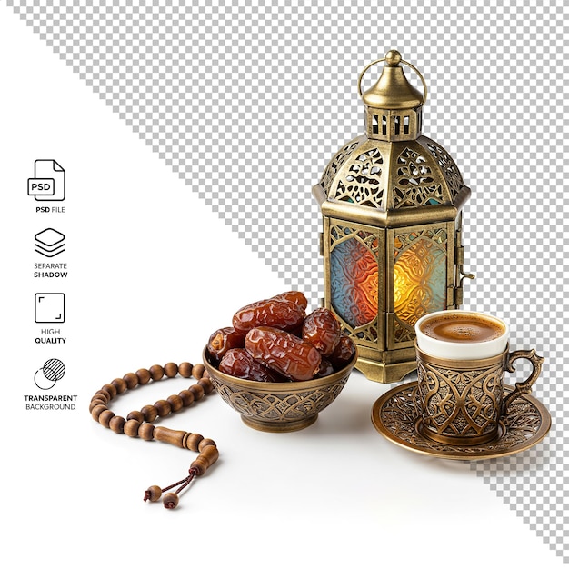 ramadan lantern and dates