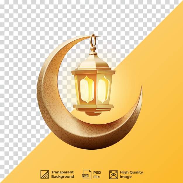 Ramadan Lantern and Moon