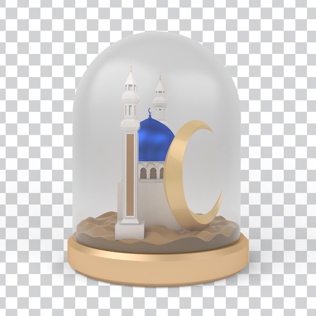 Ramadan-moskee en minaret
