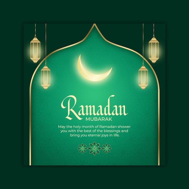 Ramadan mubarak social media post 01