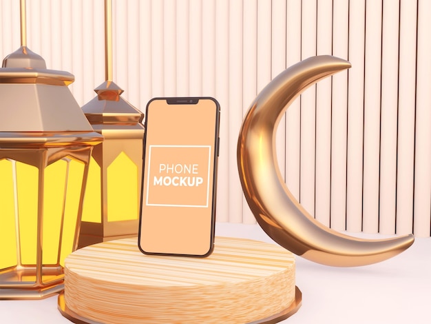 Ramadan Phone Mockup frisse look