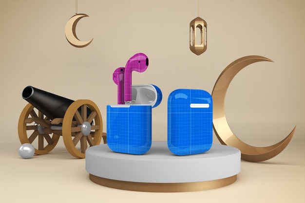 Ramadan Pods Design Mockup