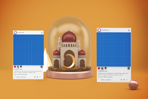 Ramadan Social Media Mockup