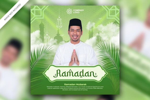 Ramadan sociale media ontwerp post sjabloon