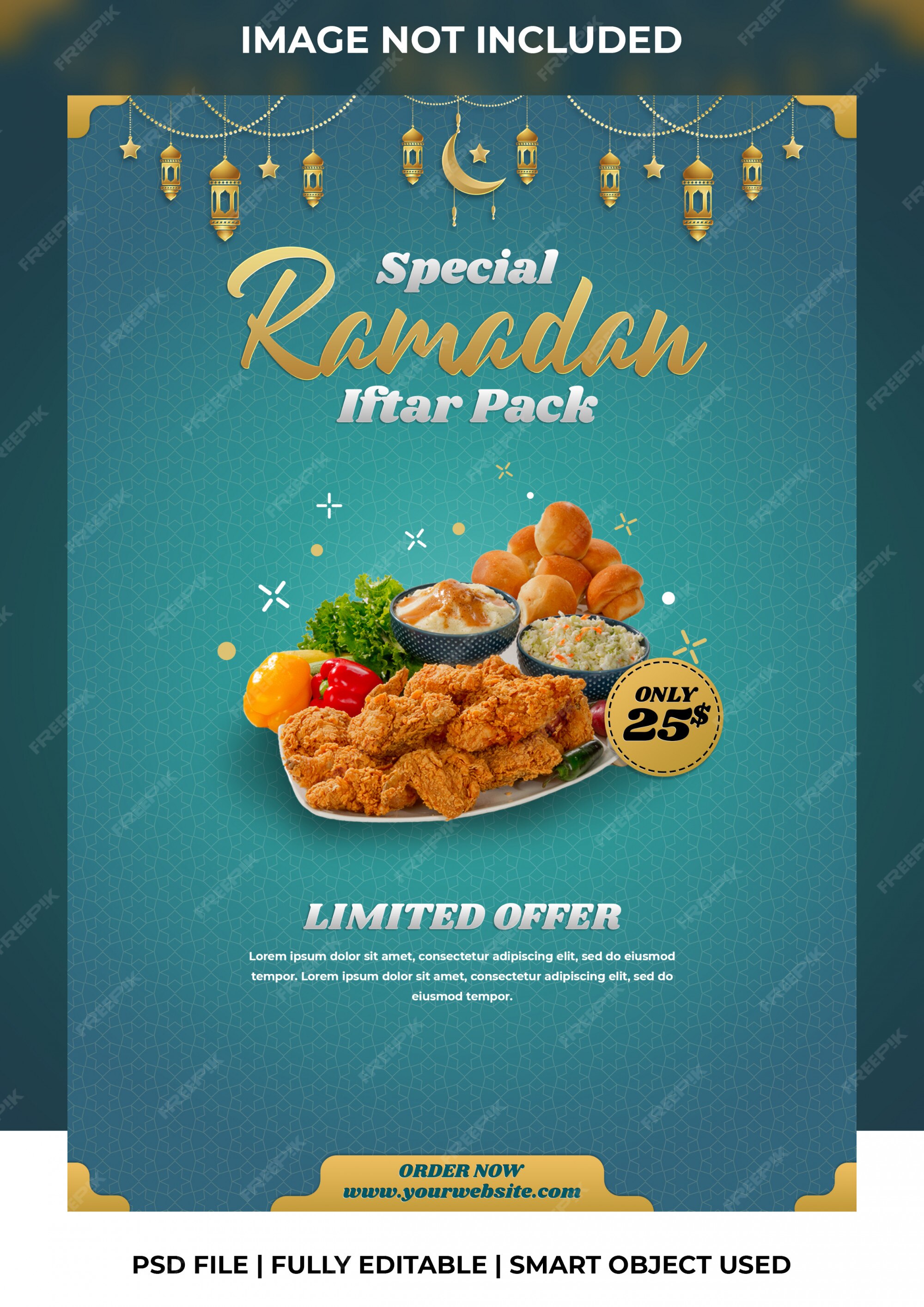 Premium Psd Ramadan Special Food Flyer Poster Template