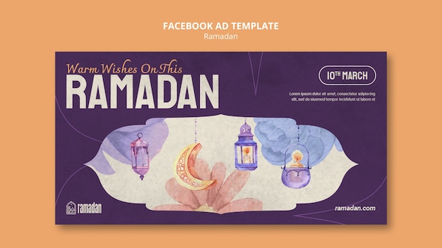 PSD ramadan template design