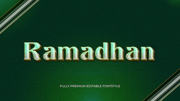 PSD ramadhan font template