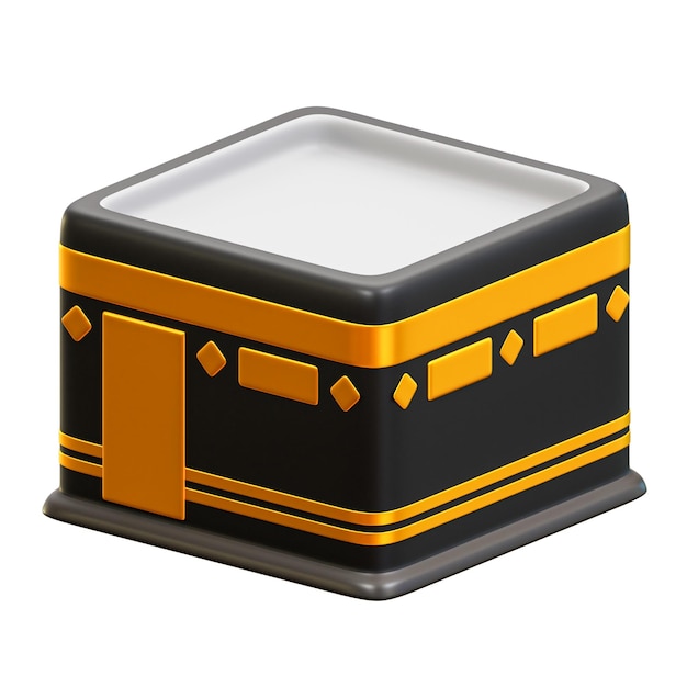 PSD ramadhan kaaba decoratie 3d illustratie