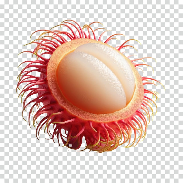 A rambutan fruit transparent background