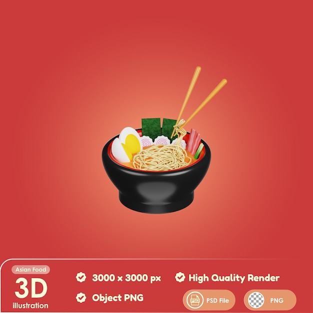 ramen 3d