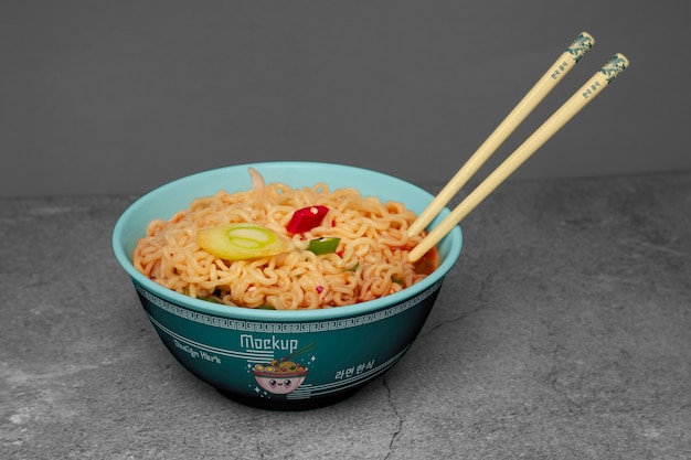 ramen bowl  in studio mockup