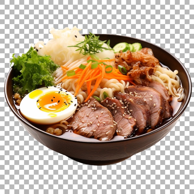 PSD 透明な背景のラーメン