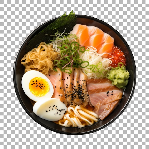 PSD ramen on transparent background