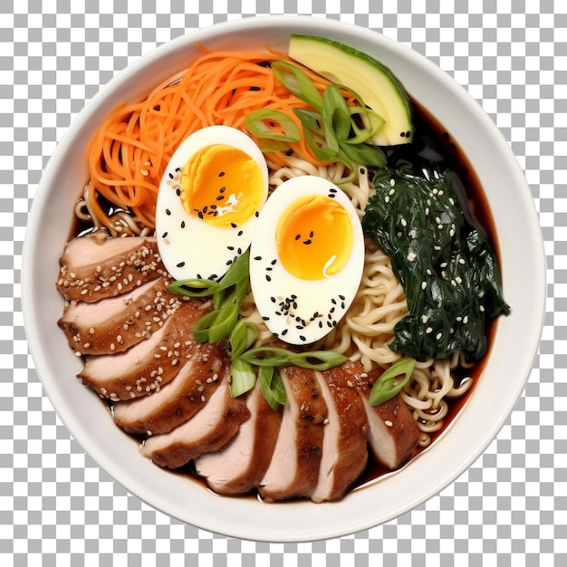 Ramen on transparent background