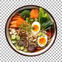 PSD ramen on transparent background