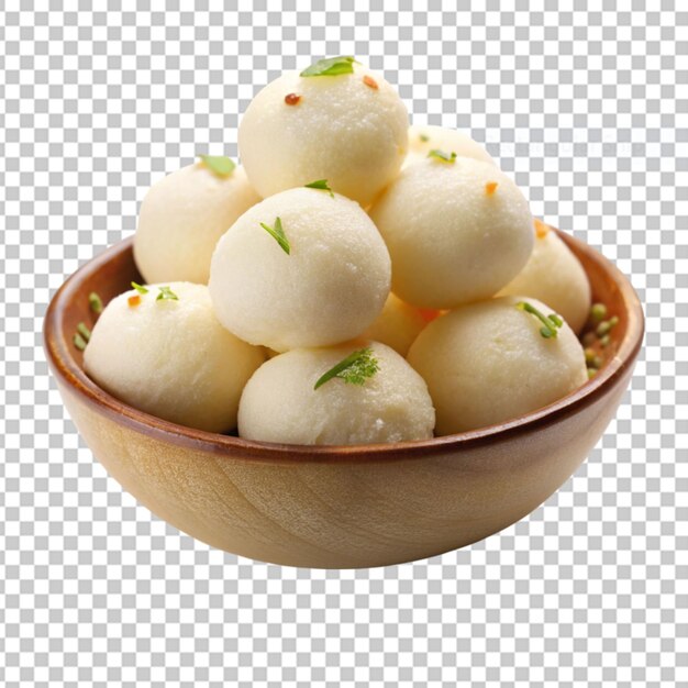 PSD rasgulla su sfondo trasparente