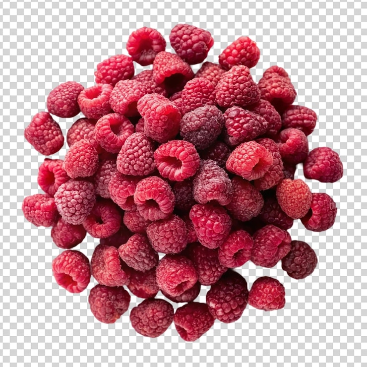 PSD rash berries isolated on transparent background