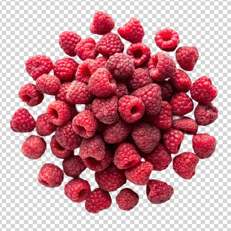 PSD rash berries isolated on transparent background