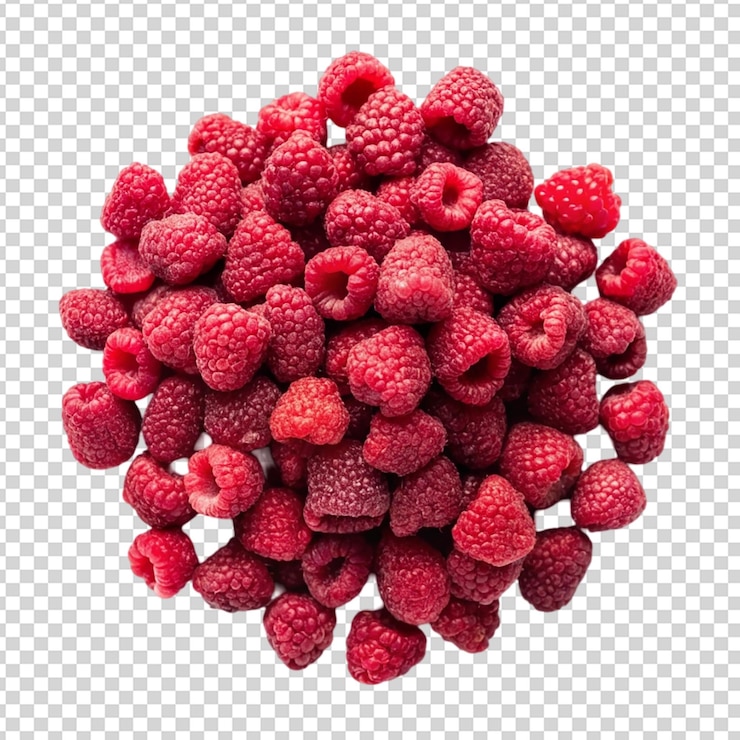 PSD rash berries isolated on transparent background