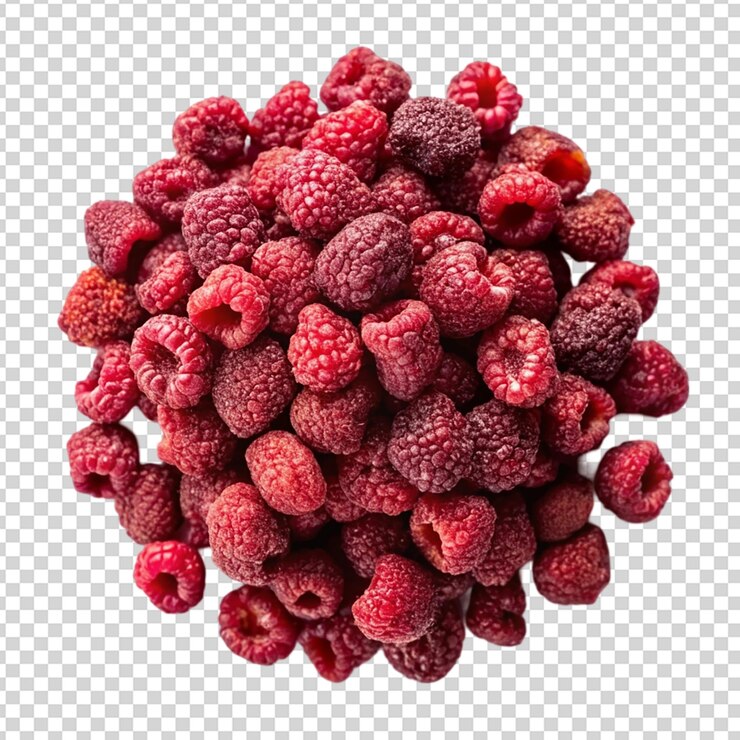 PSD rash berries isolated on transparent background