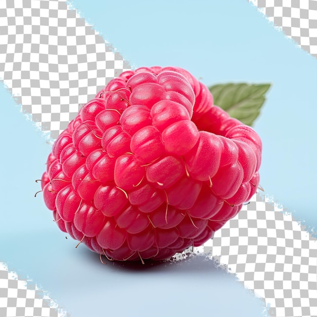 PSD raspberry isolated on transparent background