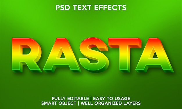 Rasta text effect