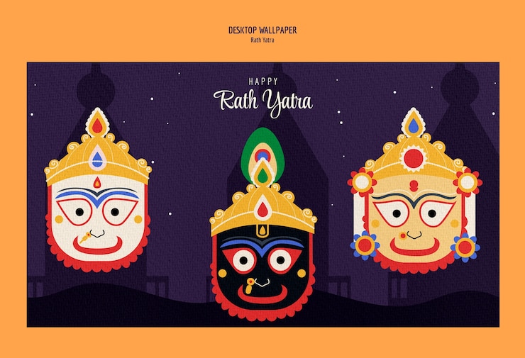 PSD rath yatra 模板設計