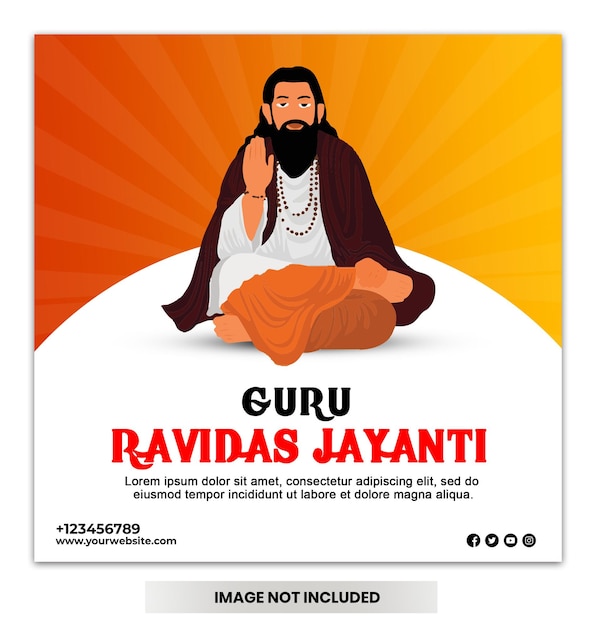 PSD ravidas jayanti post sui social media