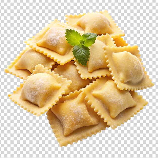 PSD ravioli on transparent background