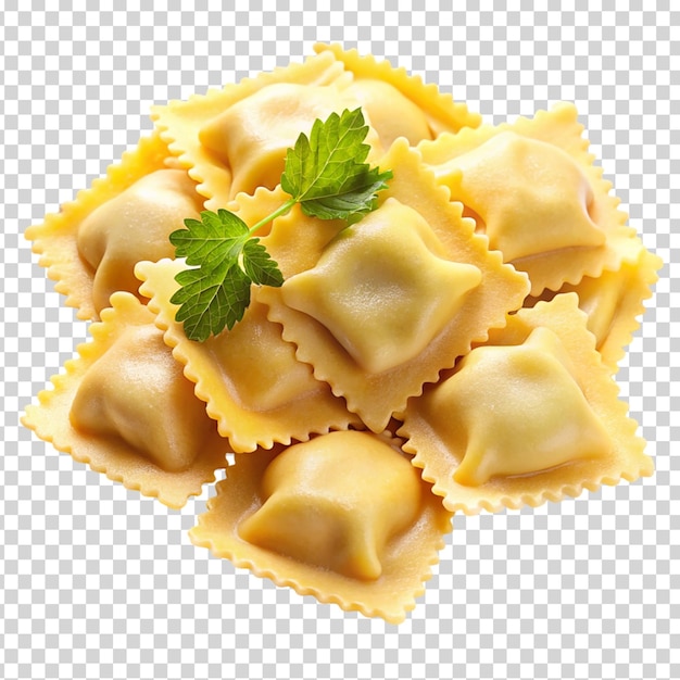 PSD ravioli on transparent background