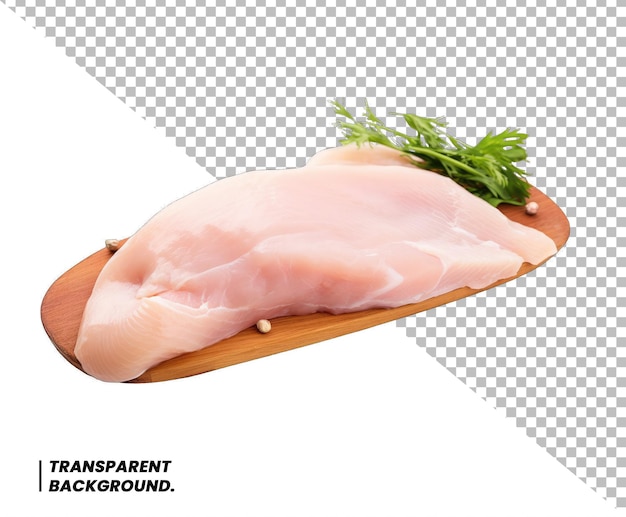 PSD 生の鶏肉の透明な背景