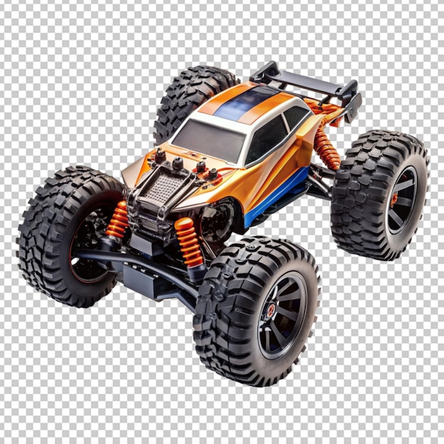 PSD rc car on transparent background