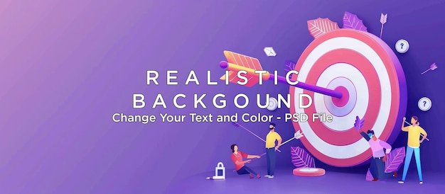 reaching your goal a colorful and playful illustration