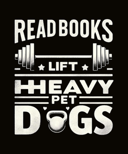 PSD read books lift heavy pet dogs